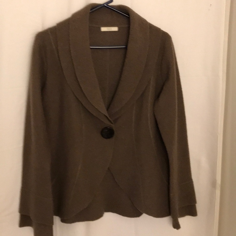 Marks & Spencer Brown 100% wool Blazer USA Size 12